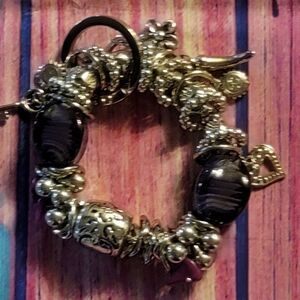 💍Navigare Stretch Bracelet in Silver-tone and Purple